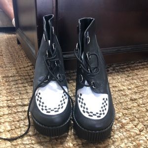 TUK platform ankle boots